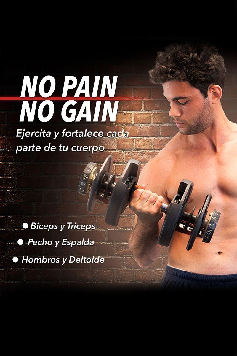 Mancuerna Ajustable Automática 24 Kg Negro-1