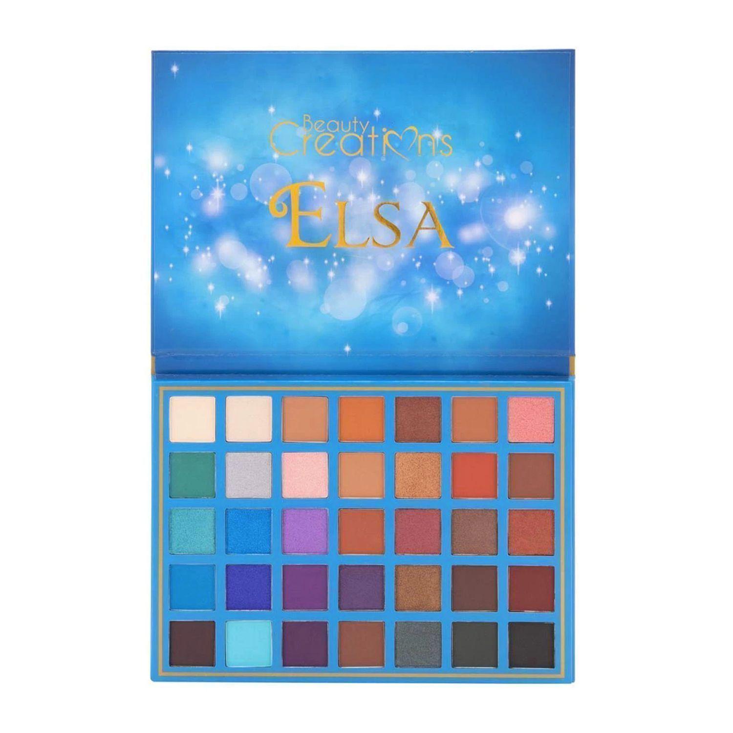 Pack Paleta De Sombra "Elsa" + Set 24 Brochas Pastel Bubble Gun de Beauty Creations-1
