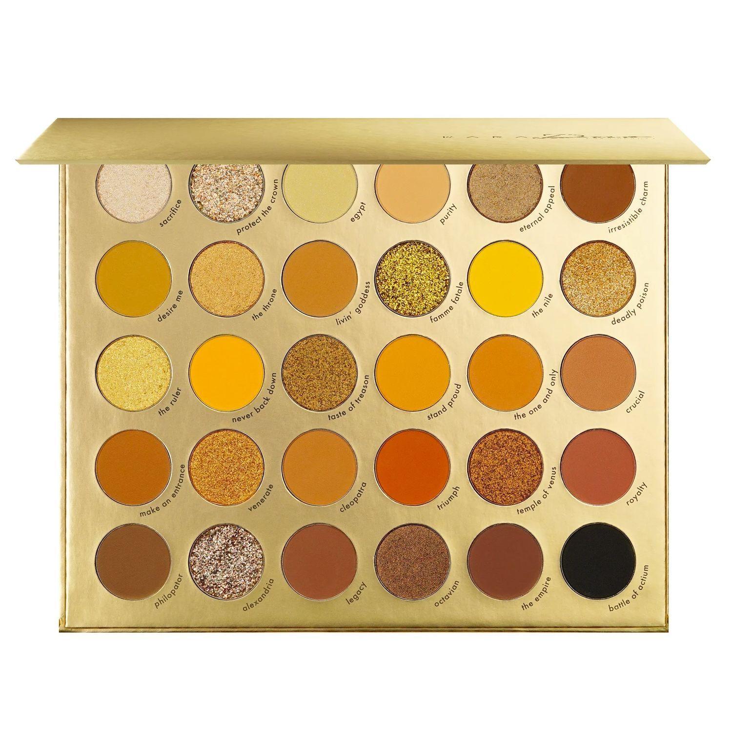 Set Paleta de Sombras Cleo Queen Kara Beauty + Set de 24 Brochas Cotton Candy Beauty Creations-1