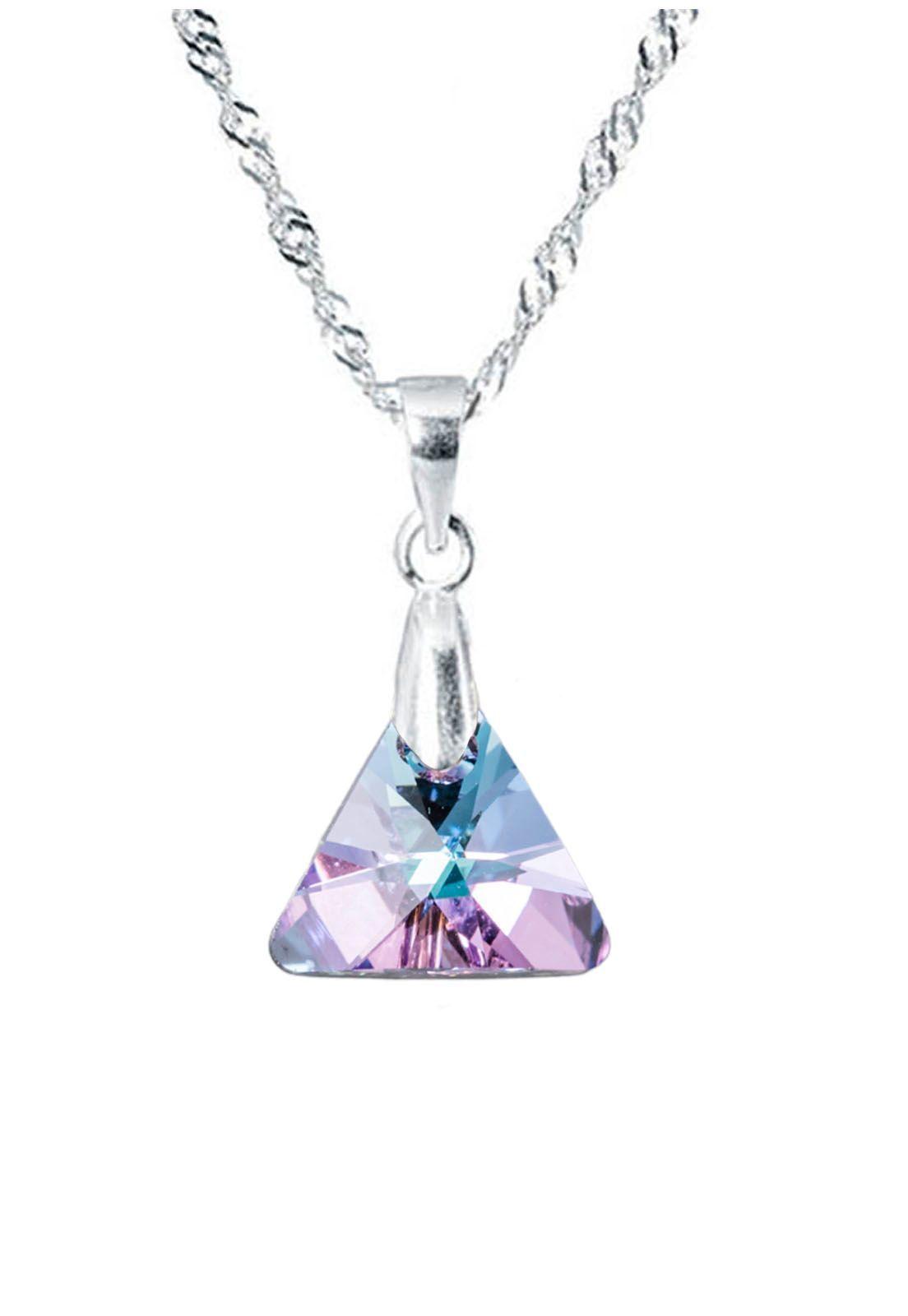 Collar Trinidad Cristales Genuinos Vitral Light-0