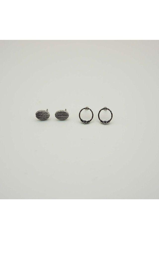 Aros Set Ham Plateado i-D-0