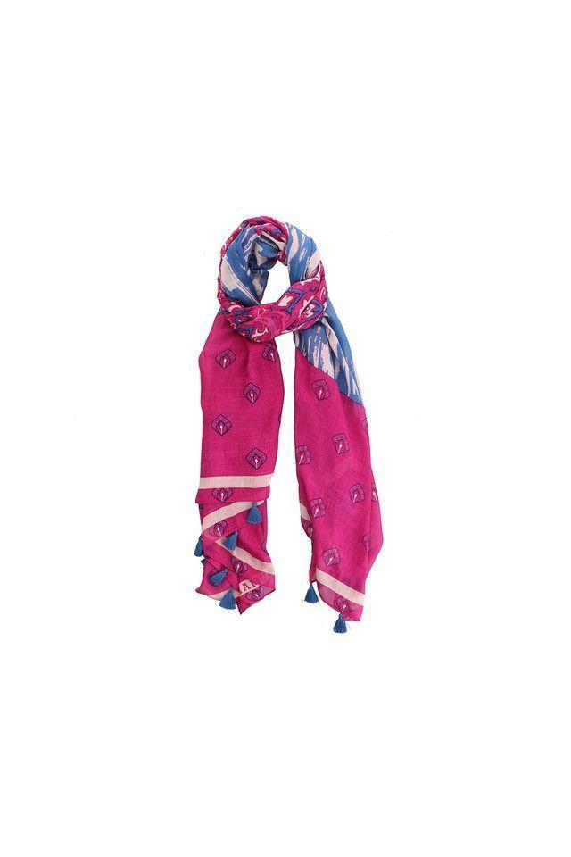 Pañuelo Estampado Silvestre Fucsia Humana-0