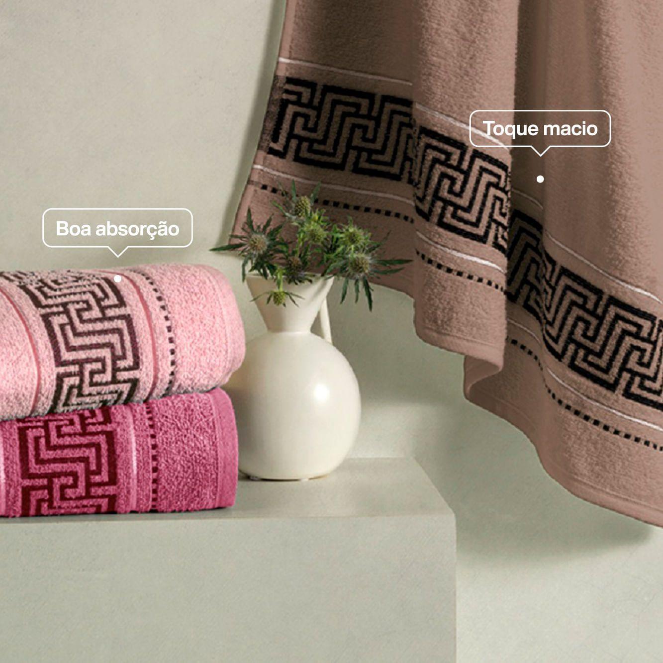 Toalla de mano Karsten Torin 350gr 48 x 70 cm Burdeo-2