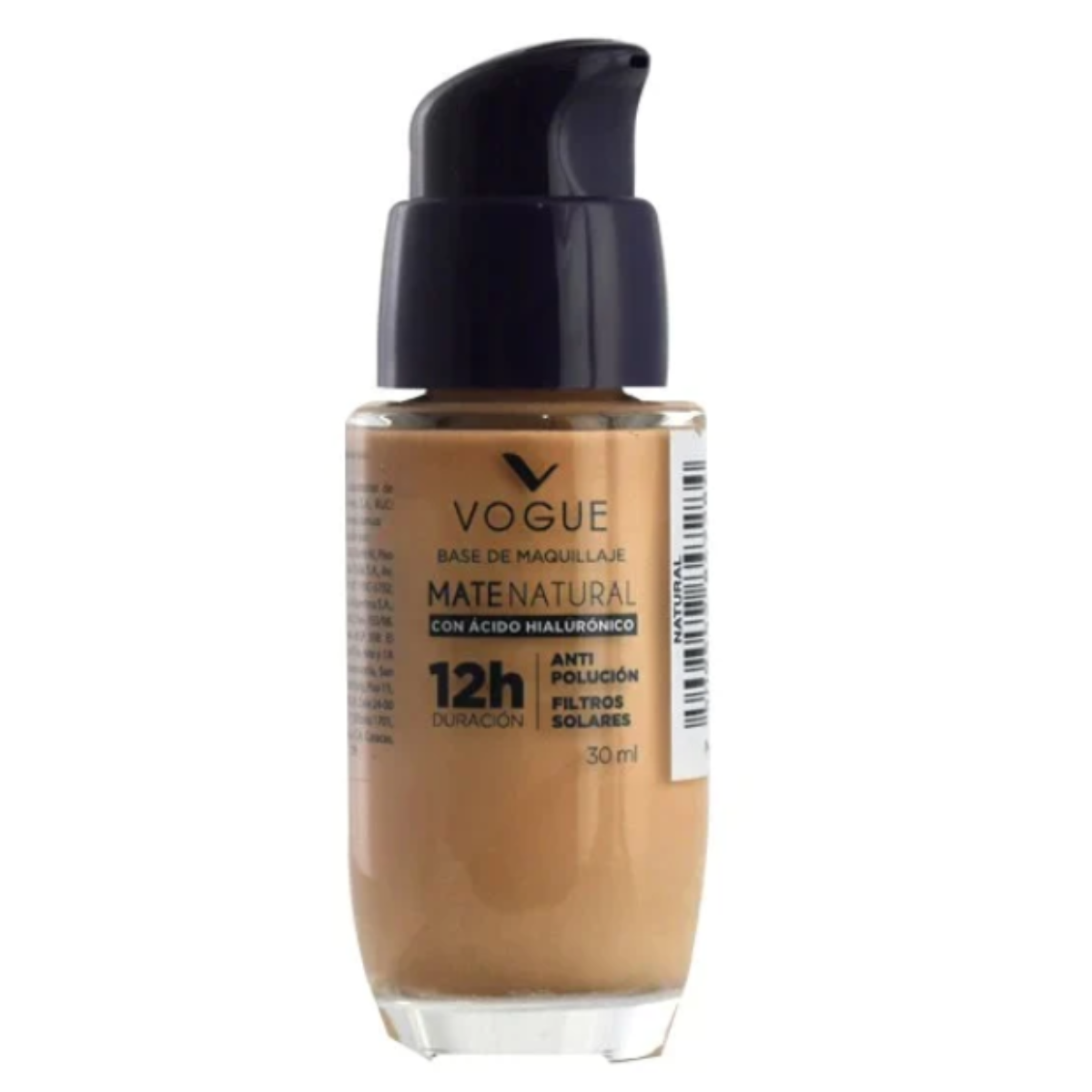 BASE MATE NATURAL CON ÁCIDO HIALURÓNICO 30ML-0