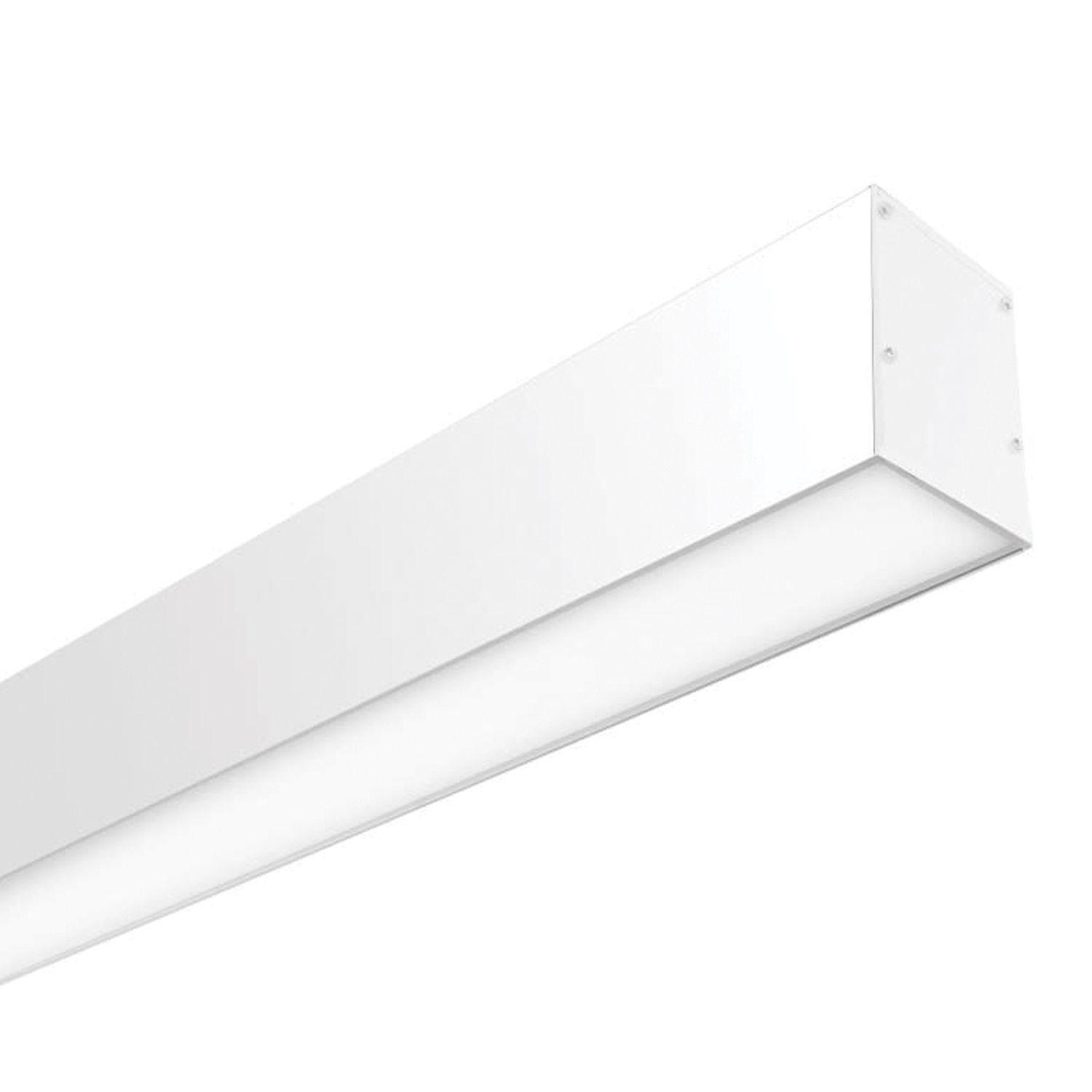 Luminaria Lineal LED 40W Colgante Blanco 5075 120cm Cálido-2