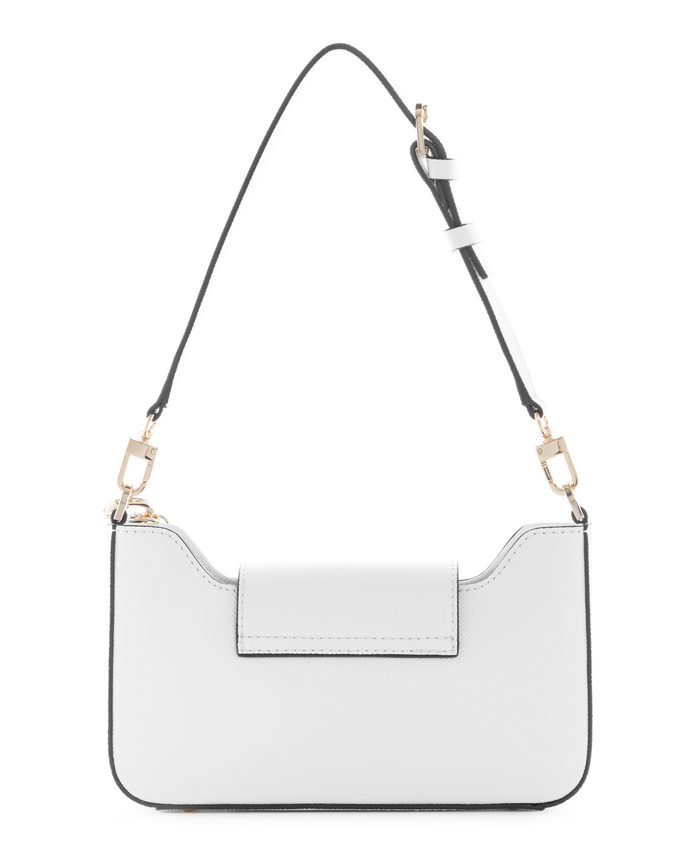 Cartera Guess Eco Ivy Top Zip Shoulder Whi Blanco-2