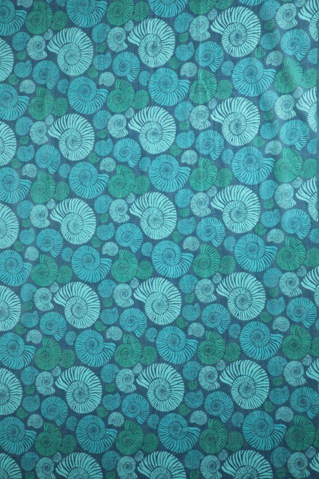 Pañuelo Caracoles Azul Humana-1