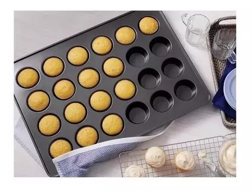 Pack X2 Molde 24 Cupcakes Molde Cupcake Molde Para Tortas-3