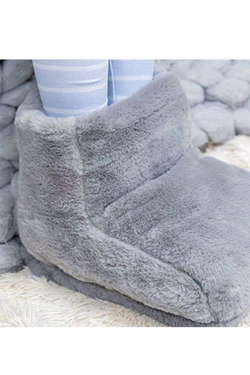 Calienta Pies Puerto USB Gris-5