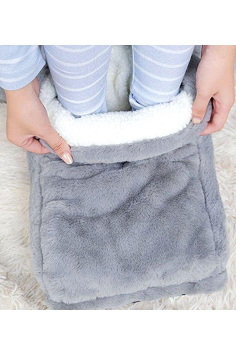 Calienta Pies Puerto USB Gris-1