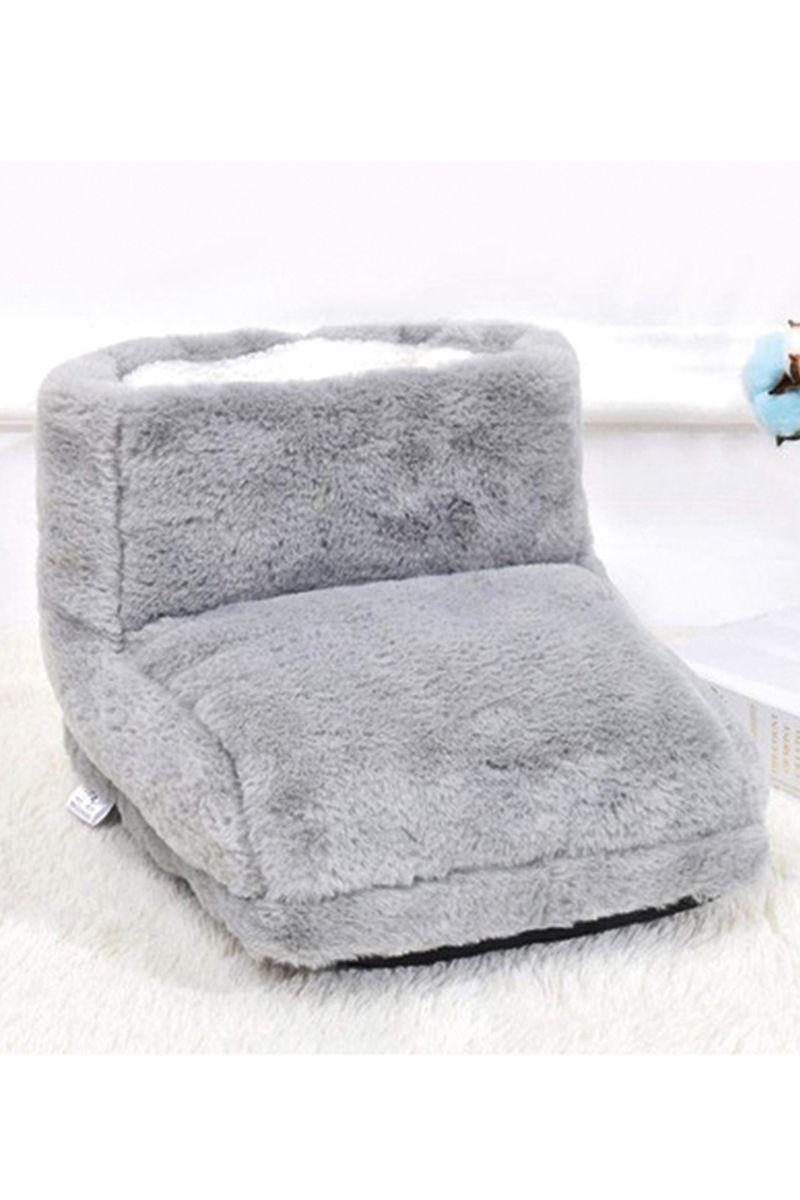 Calienta Pies Puerto USB Gris-4