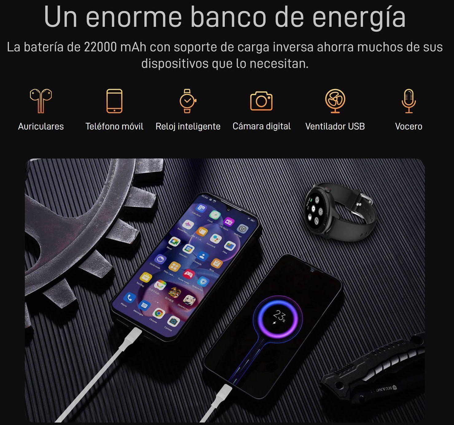 Doogee V Max - 5G Resistente GPS, 22.000mAh, RAM 12GB, 108MP-4