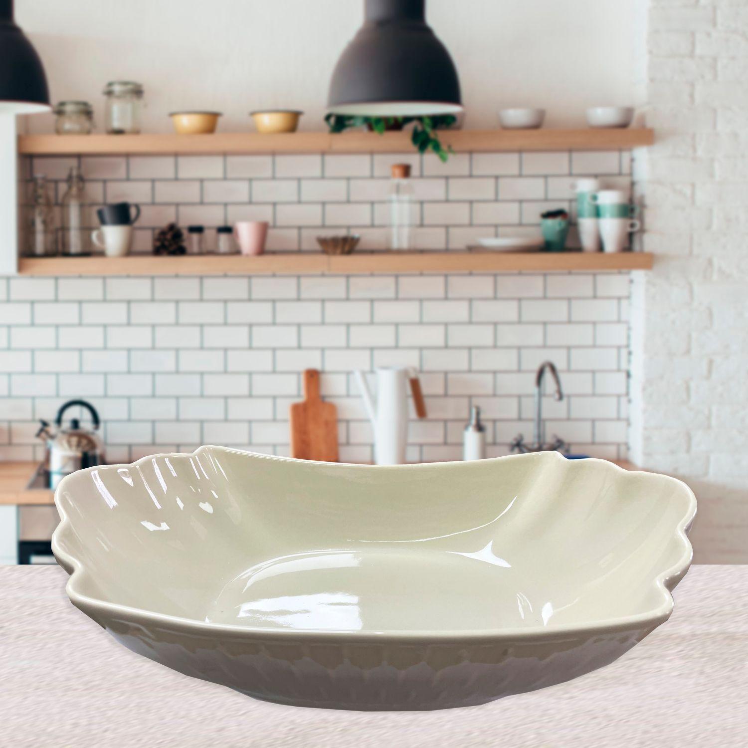 Fuente Decorativa Porcelana Marina Beige-4