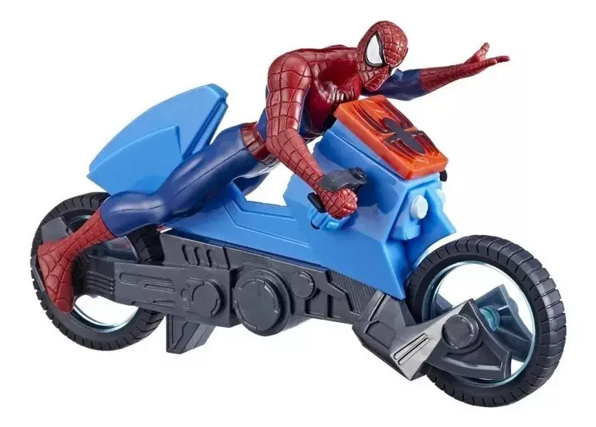 Figura Marvel Clasica - Moto Arácnida - Spiderman-1