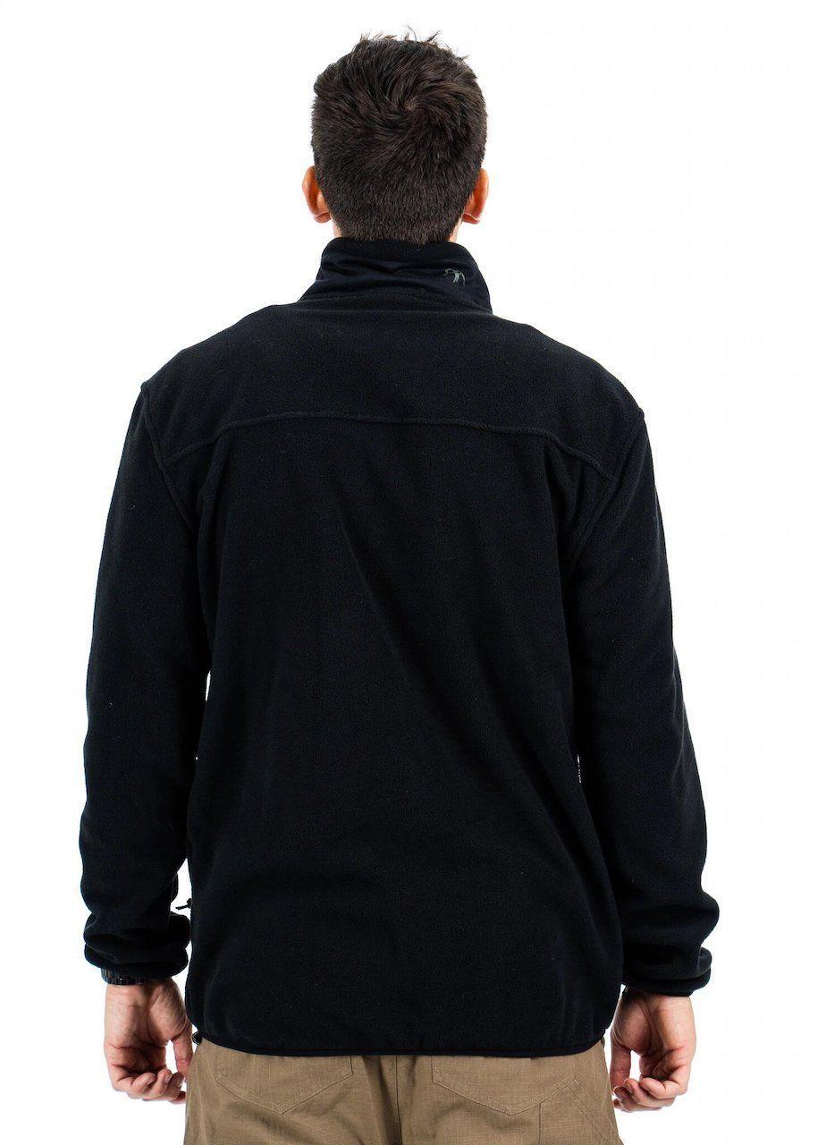 Fleece Full Zip Daily Black-1
