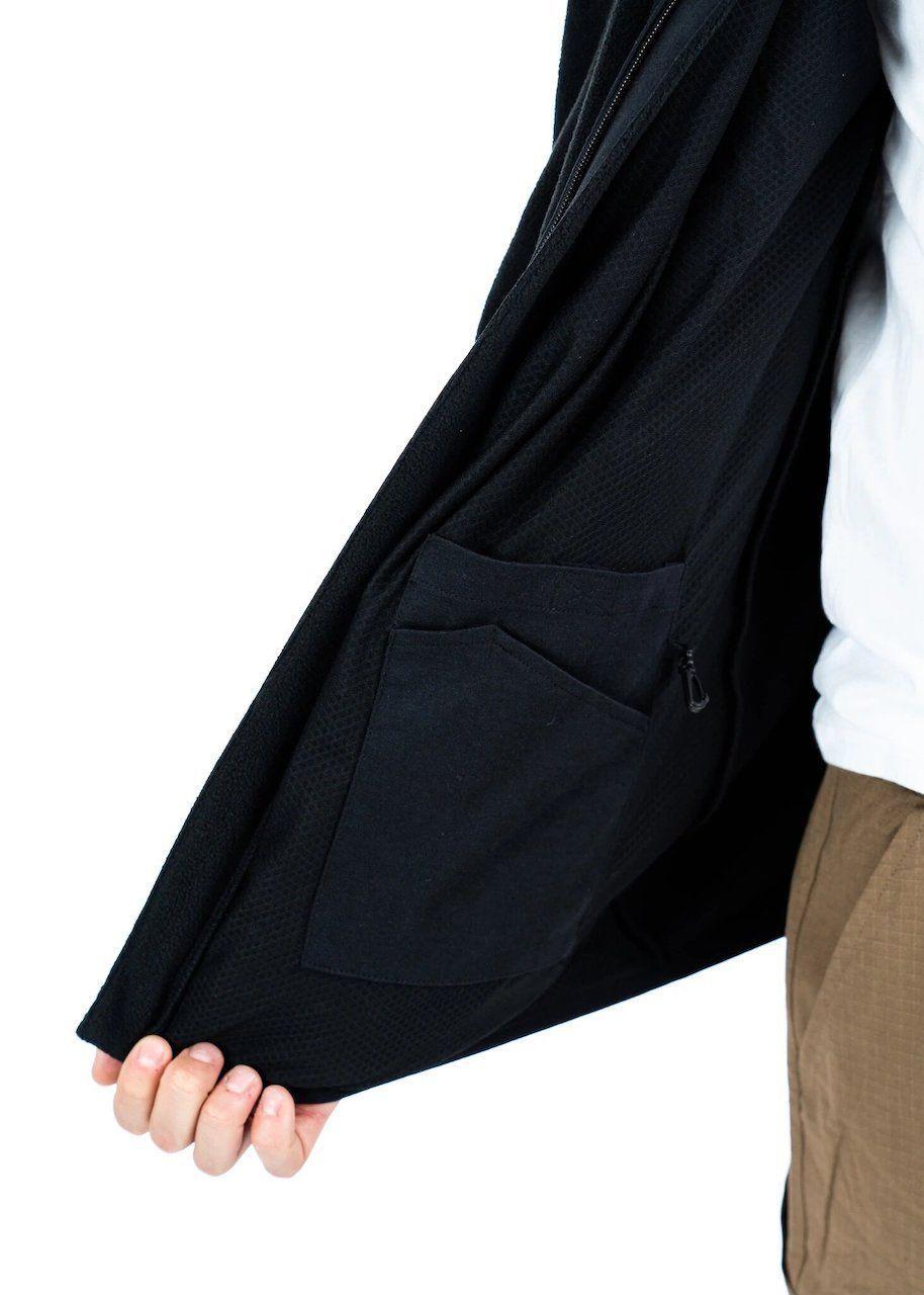 Fleece Full Zip Daily Black-4