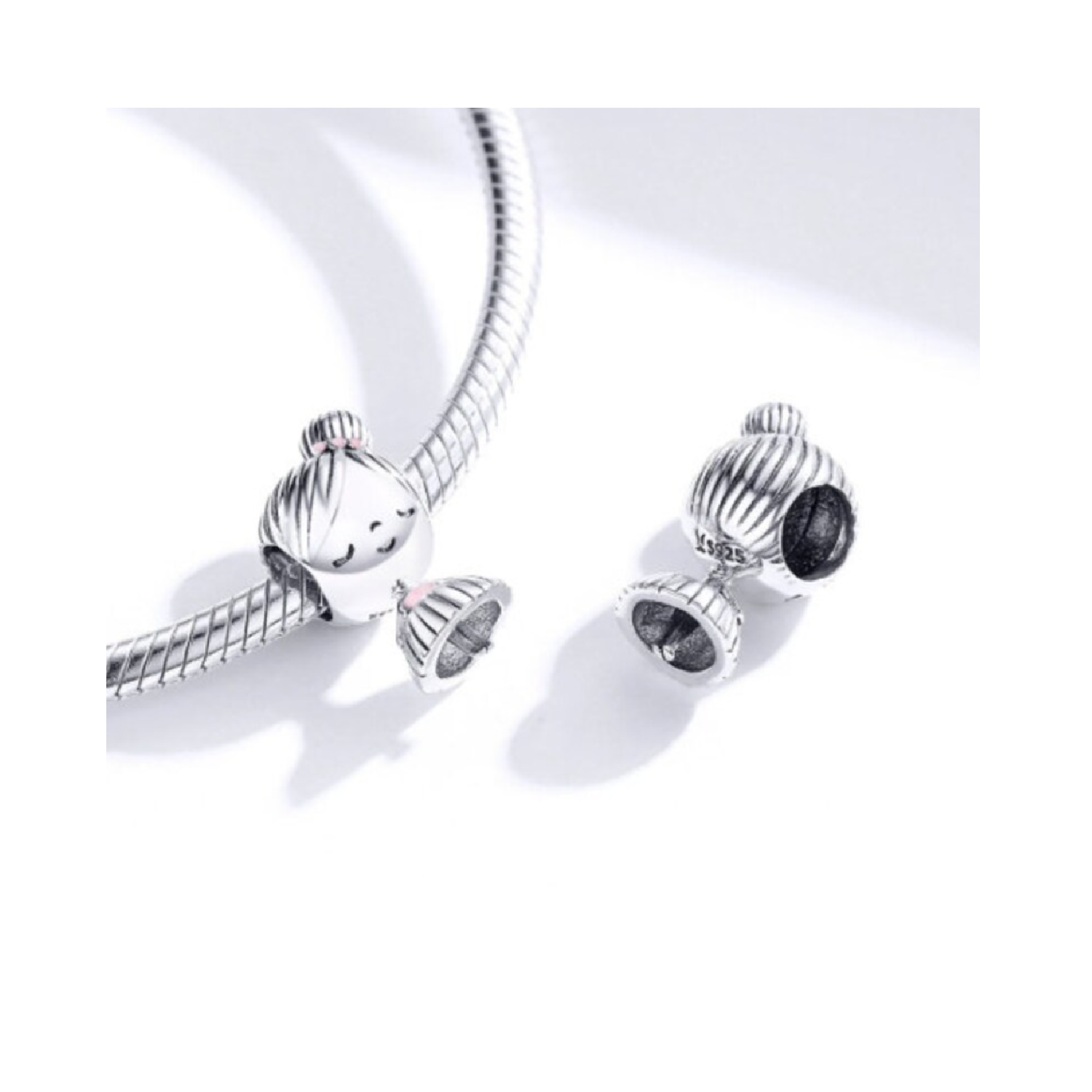 Charm Dulce Niña en Plata Fina 925 SILVER HEART-2