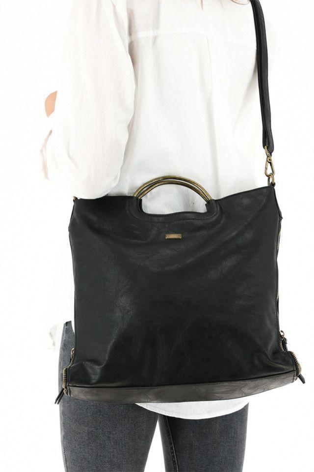 Cartera Mangos Negro Humana-3