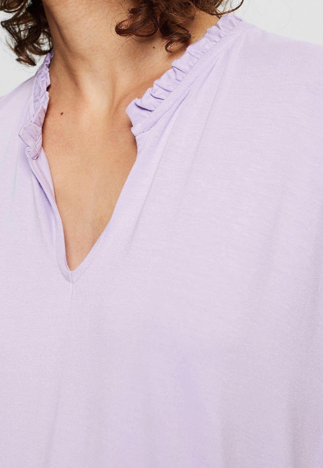 Polera Con Detalles Volantes Esprit-2