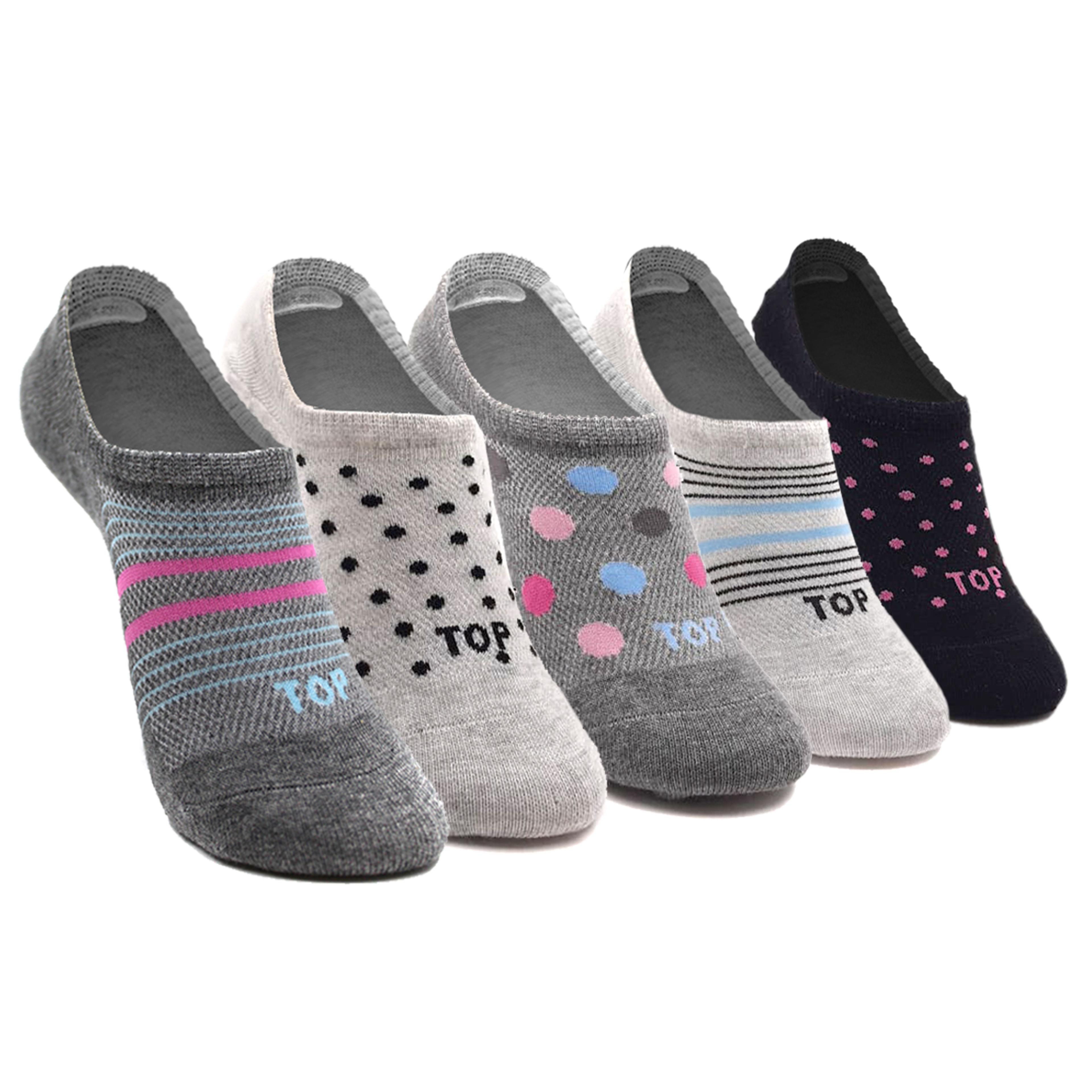 Calcetines Invisibles Pack 5 Mujer TOP-0
