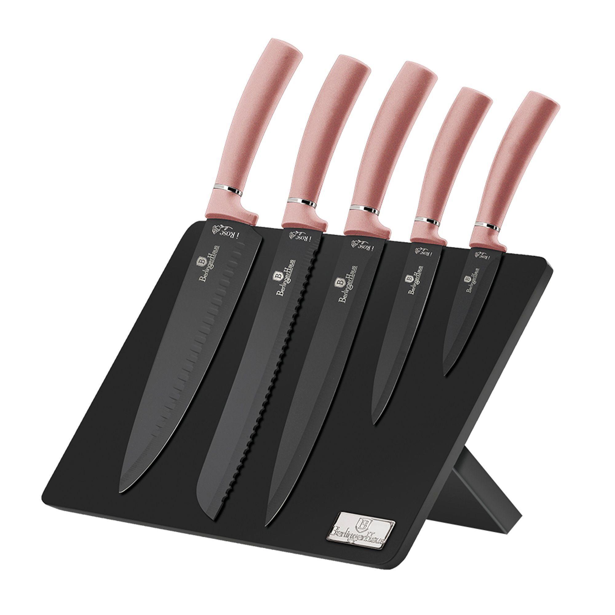 Set de cuchillos 6 pcs + base organizadora imantada-0