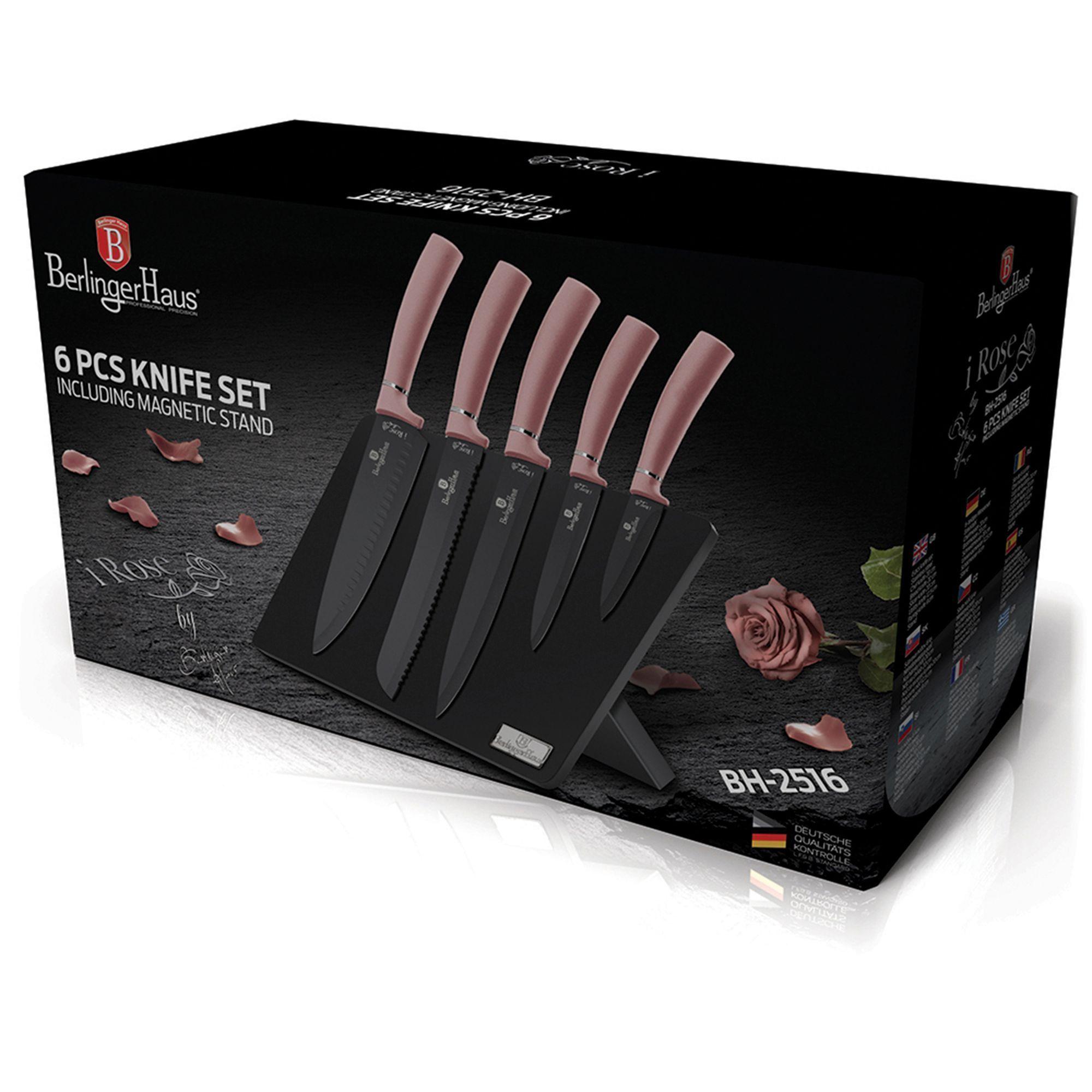 Set de cuchillos 6 pcs + base organizadora imantada-3