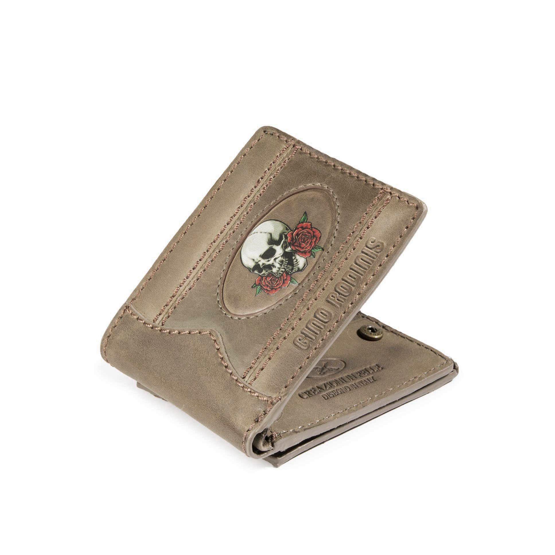 Billetera  Coco 991.2 Calavera Verde Gino Rodinis -4