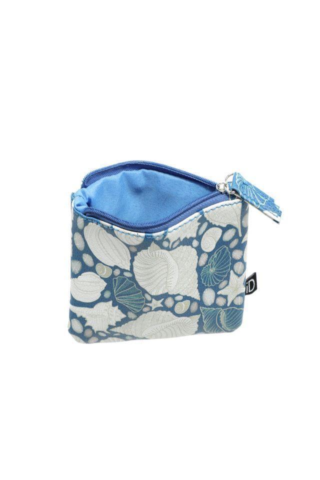 Monedero Conchas Azul i-D-2