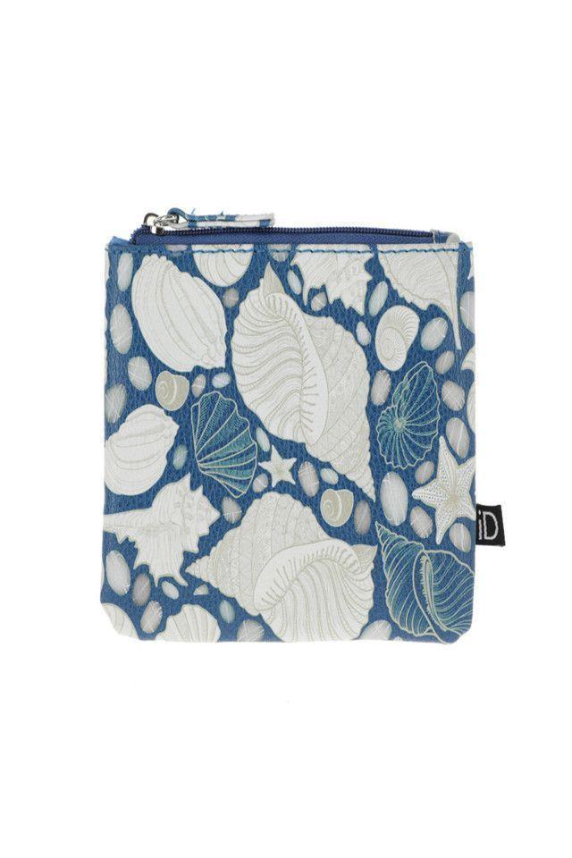 Monedero Conchas Azul i-D-0