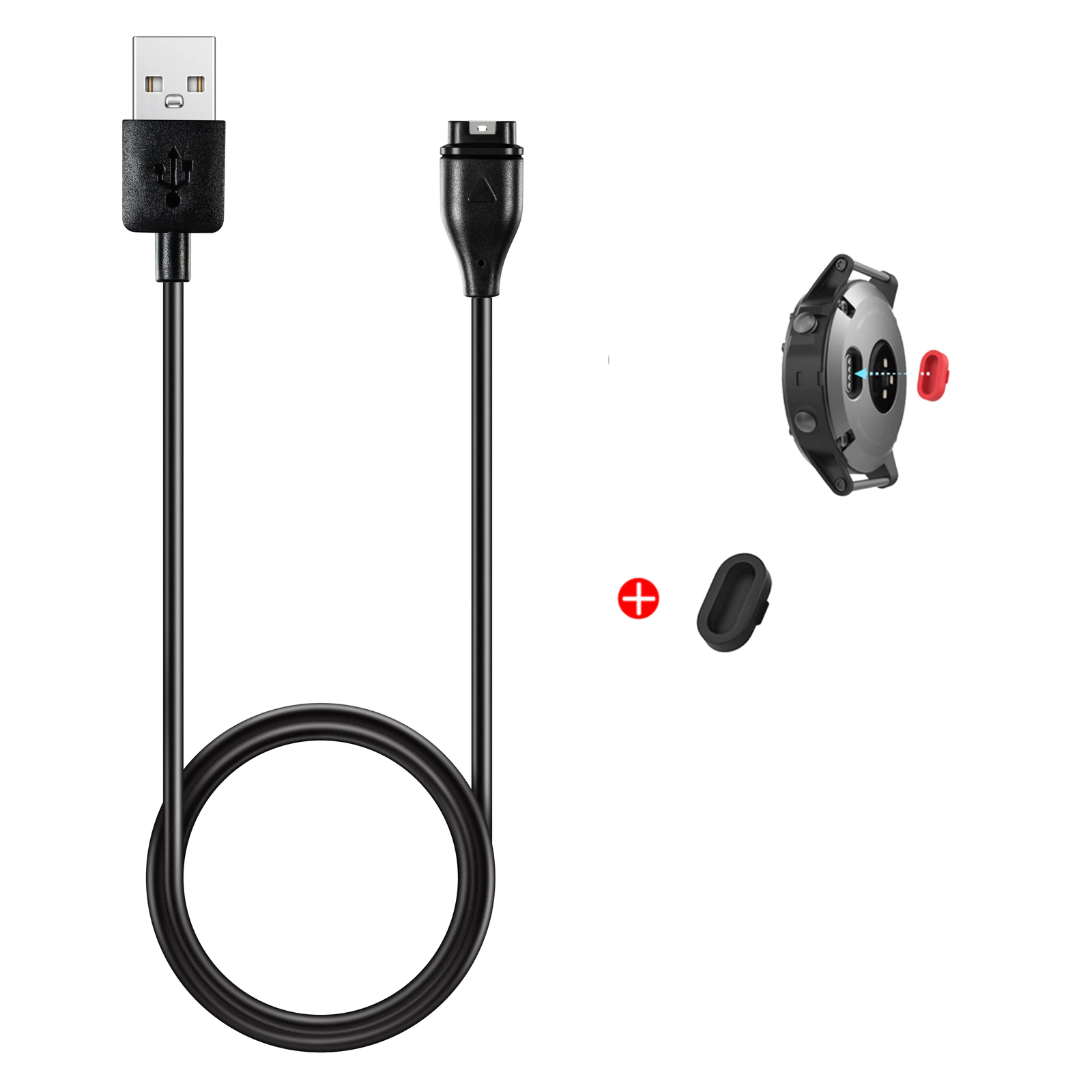 Cable Cargador Mas Tapon Antipolvo Para Garmin -0
