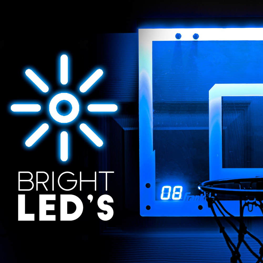 Tablero de Basketball Luces LED 46 x 30 cm Pro-2