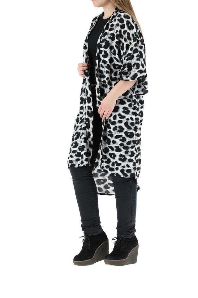 Kimono Gris Black Nitro Leopard Humana-0