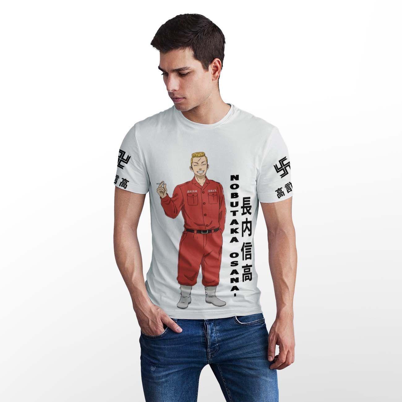 Polera Anime Tokyo Revengers - Nobutaka Osanai D6-0