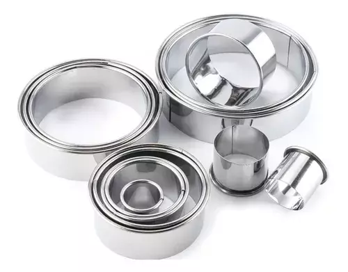 Pack X2 14 Moldes Galletas Circulo Molde De Galleta Galleta-4