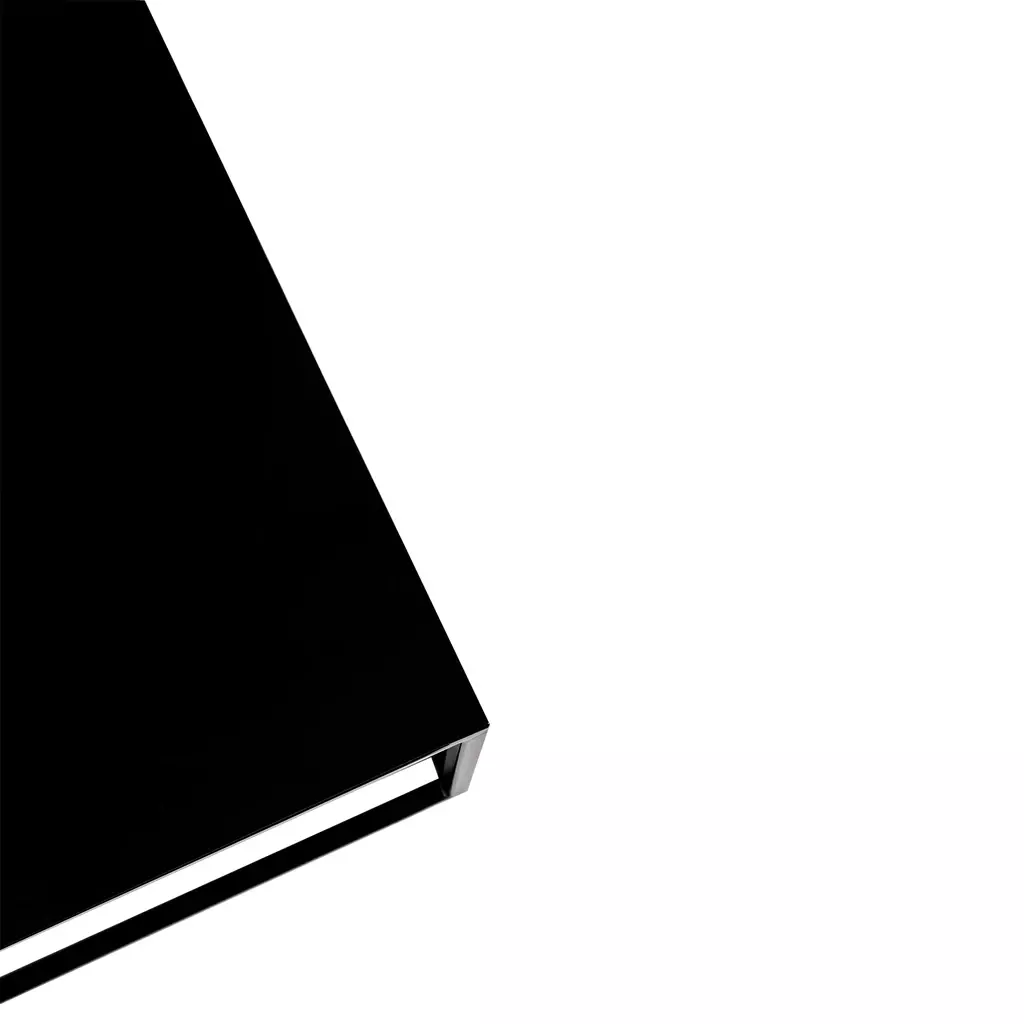 Mesa de Centro 80 Rectangular Metal Black Negra-3