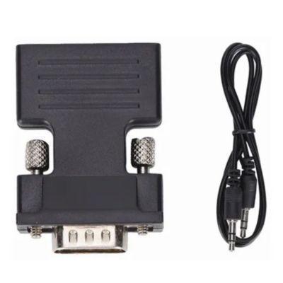 CONVERTIDOR Audio Adaptador Hdmi A Vga Hembra Full-1