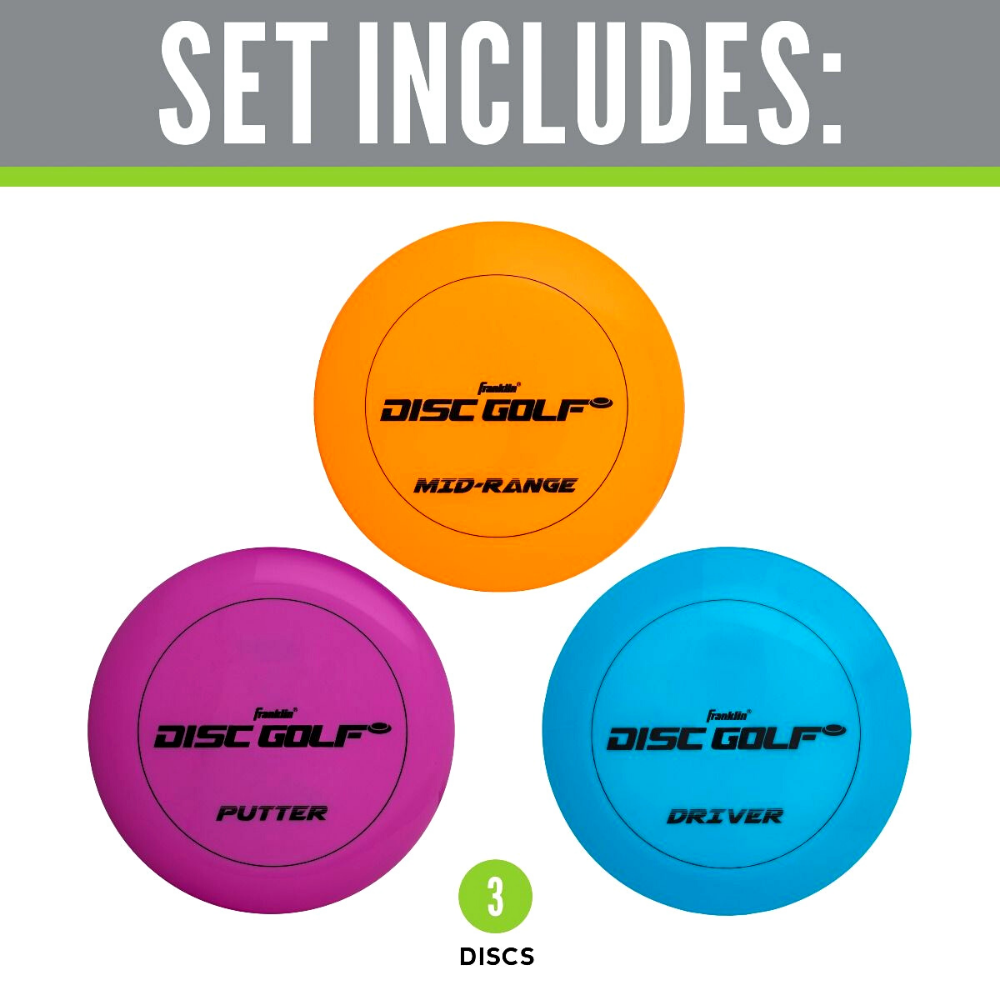Discos de Lanzamiento Disc Golf Set 3 Discos-2