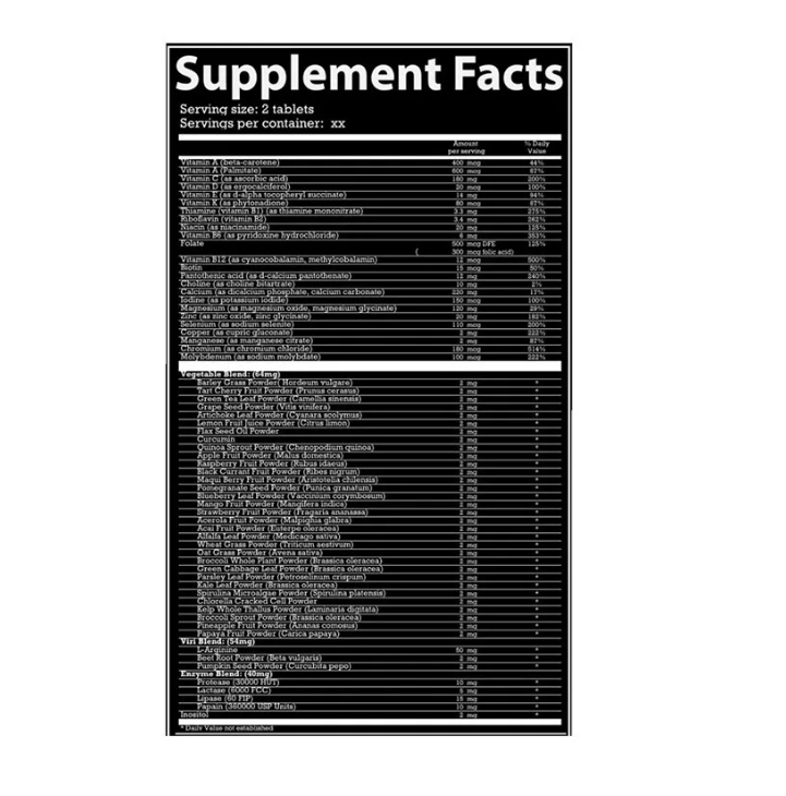 Multivitaminico Multi X Pro 90 Cápsulas Kiffer-1