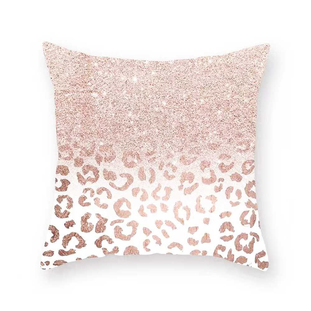 Cojín Leopardo Rosa 45x45-0