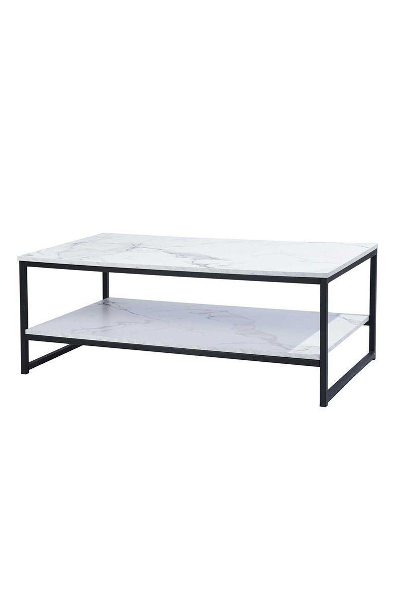 Mesa de Centro 2 Niveles Emporio Blanco-0