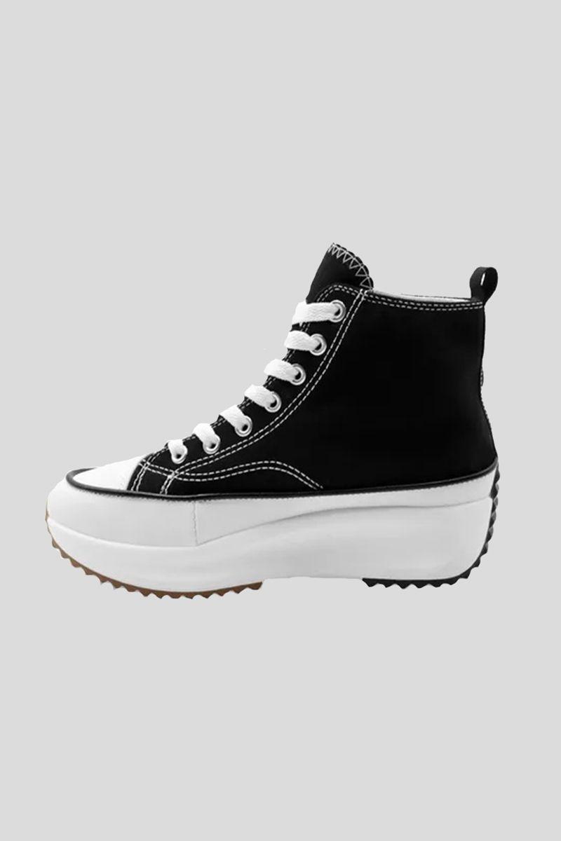 Zapatilla Urbana de lona con Plataforma-1