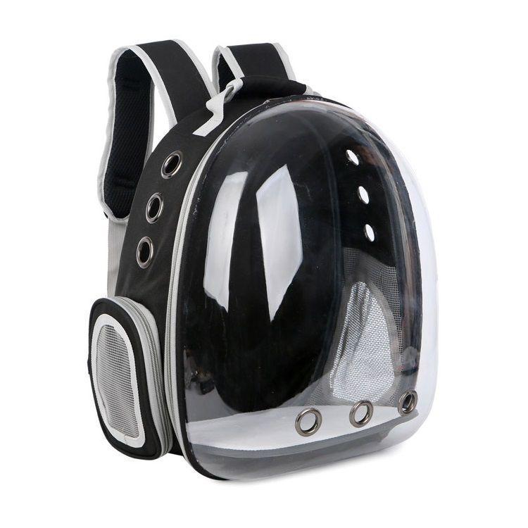 Mochila Bolso Transportes Transparente Mascotas -1