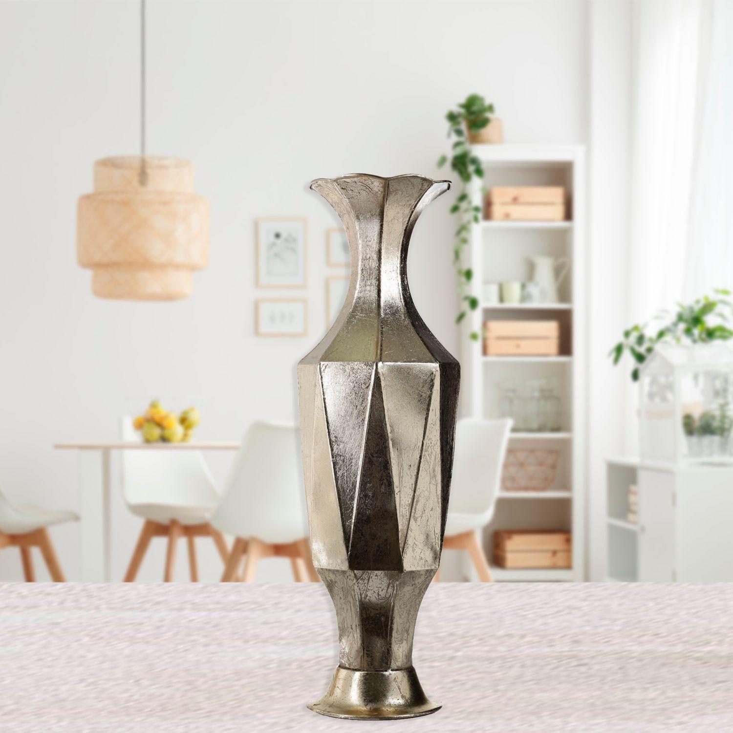 Jarrón Decorativo XL Pompeya Recto Gold-3