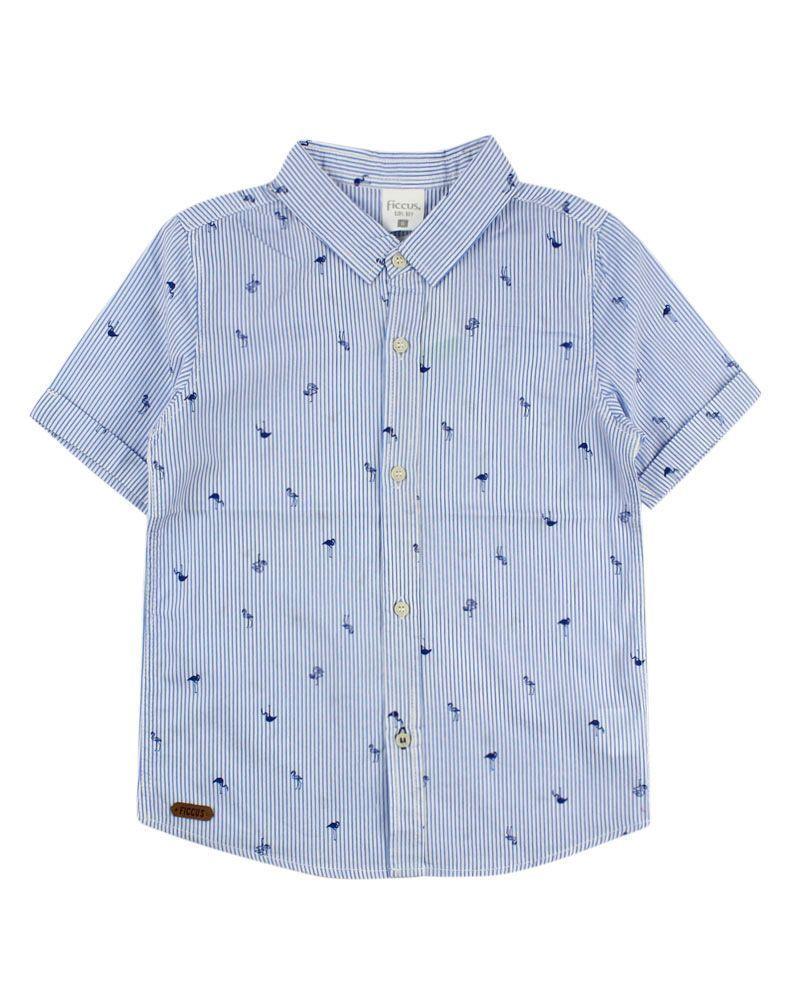 Camisa Kids Niño Listada Sunny Days Ficcus-0