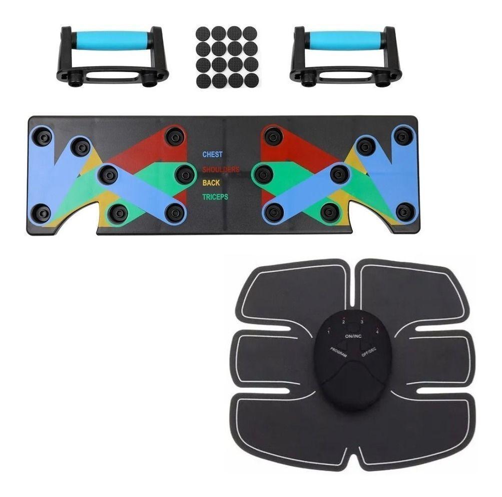 Soporte Push Up Espalda + Electrofisico Ems Six-0