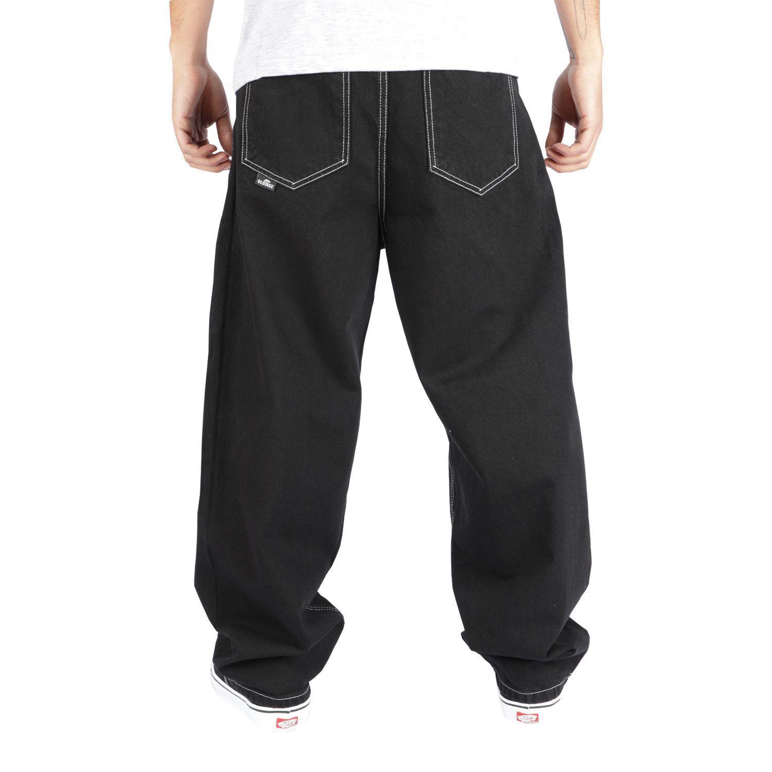 Jeans Baggy Negro Contrast Trunk Old Tree-1