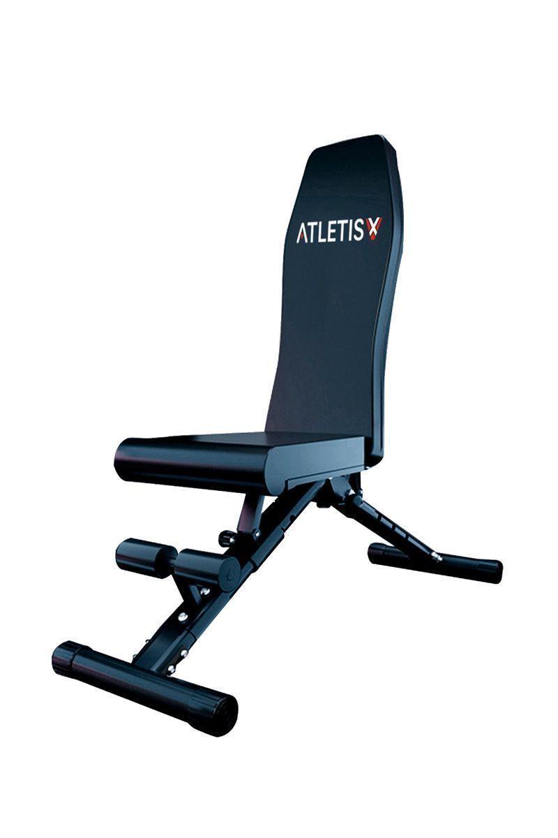 Banco Multifuncional 7 Niveles Plegable Negro-0