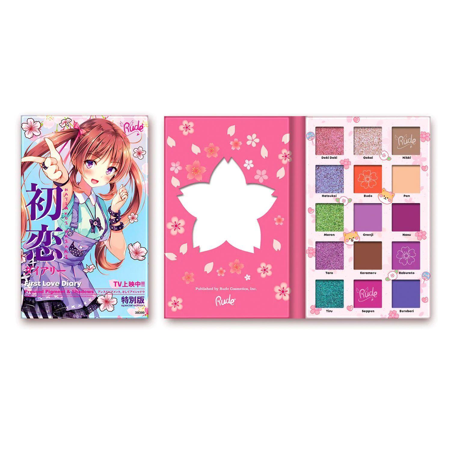 Paleta de Sombras "First Love Diary" Rude Cosmetics-0