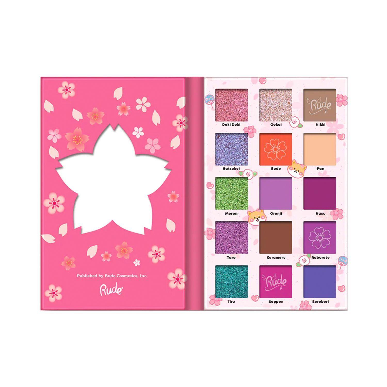 Paleta de Sombras "First Love Diary" Rude Cosmetics-1