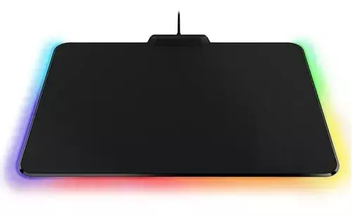 Mouse Pad Alfombrilla Antideslizante Luz Led Rgb Gamer-0